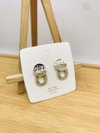 AD Diamond Steel And Rose Gold Party Wear Earrings 42
